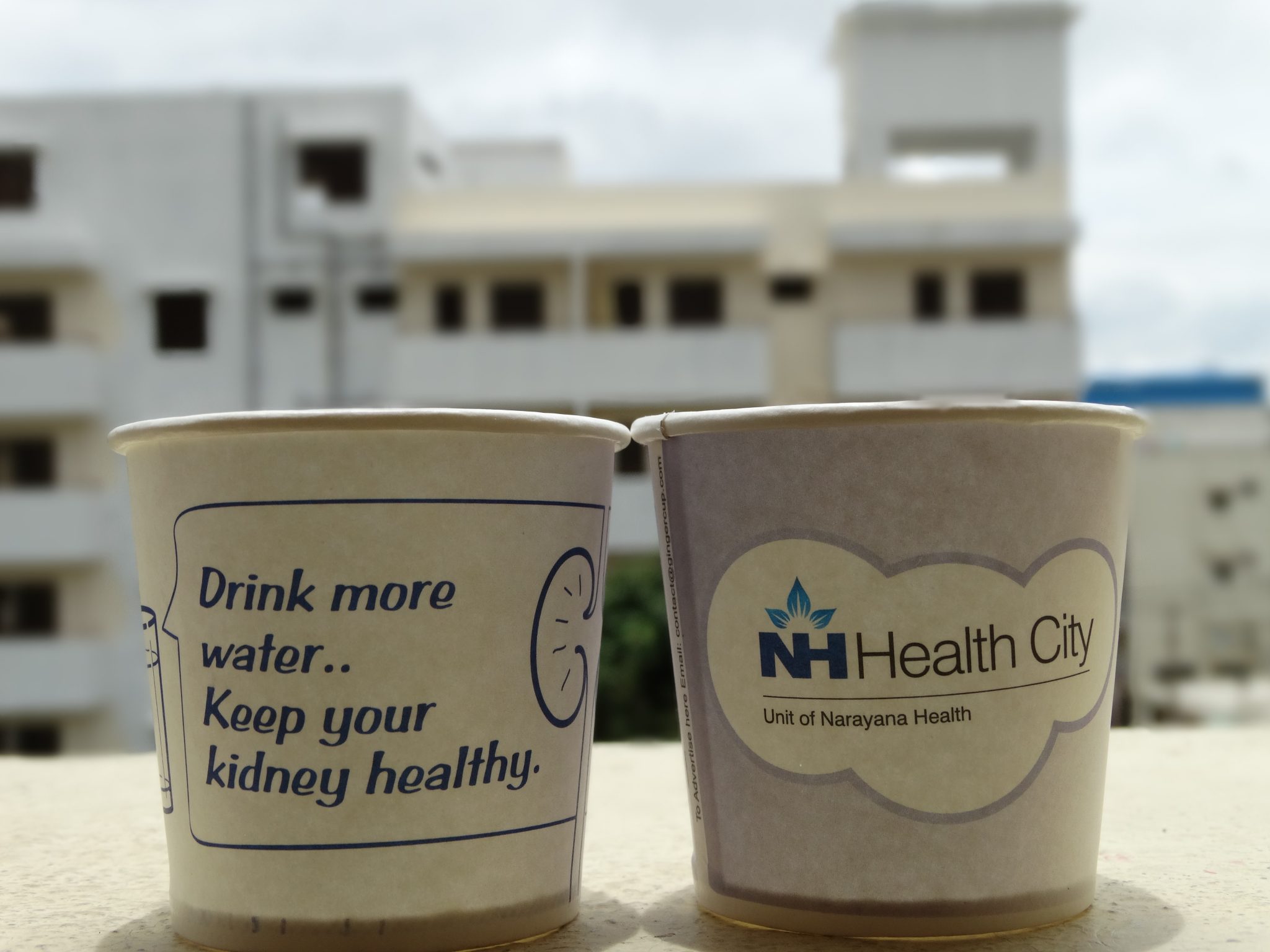 Healthcare and Hospital Marketing-Creative Paper Cup Ads-Gingercup