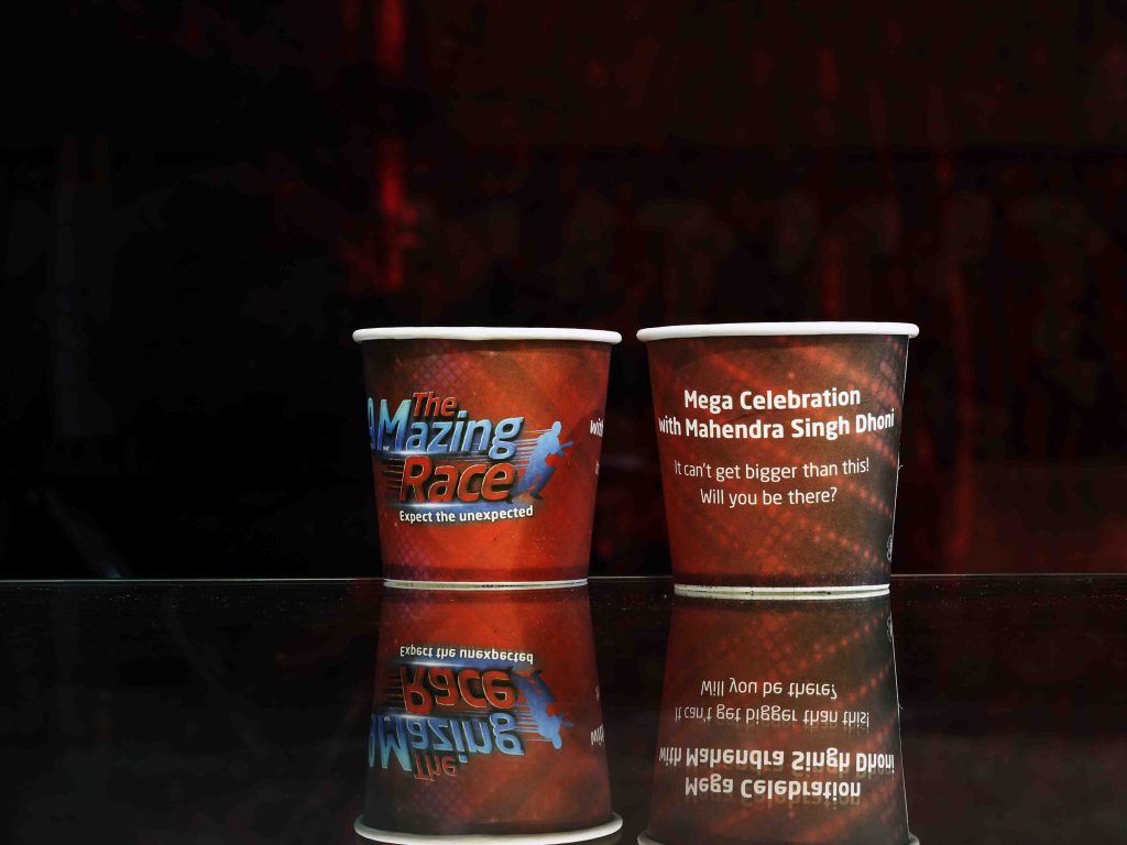 coffee cup advertising
