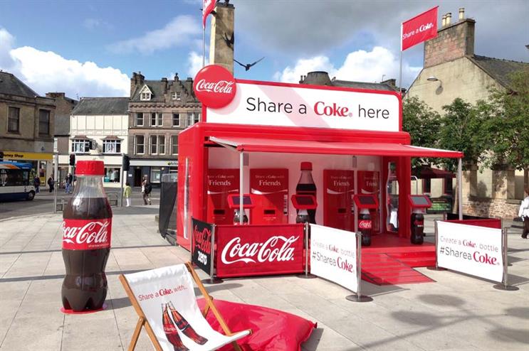 Coca cola brand activation campaign