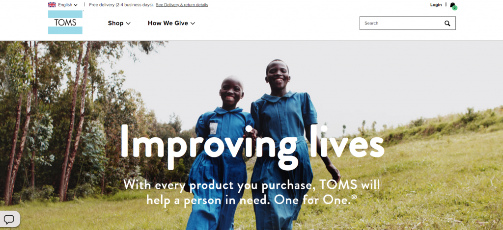 Toms shoes CSR activity to excite customers