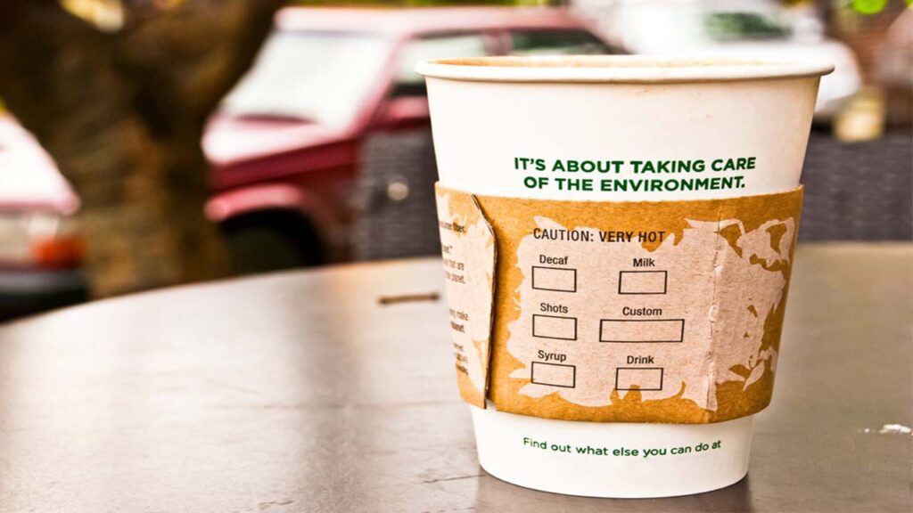  Branding with Paper cup 
