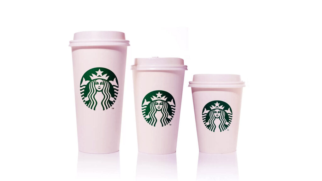 Starbucks paper cup sizes