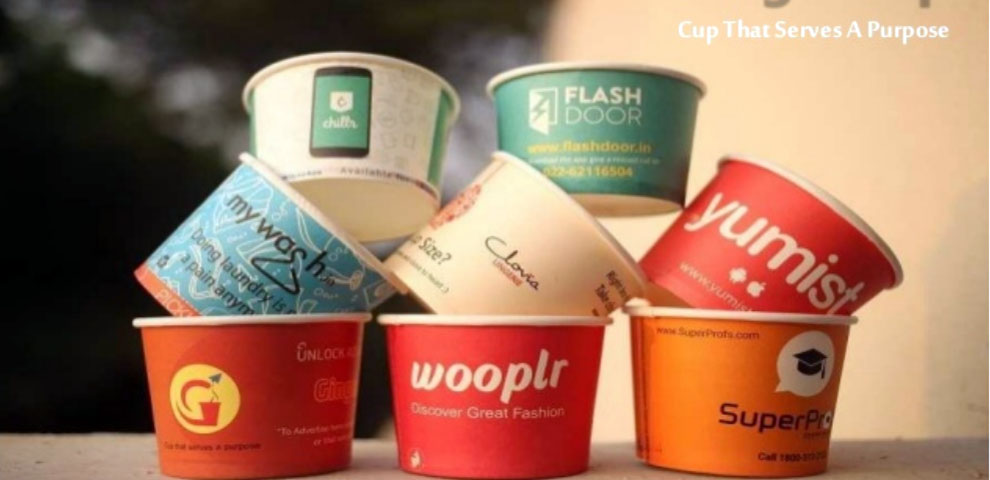 What is paper cup advertising
