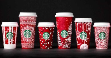 Starbucks paper cup advertisement