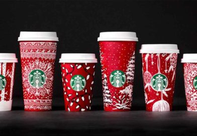 Starbucks paper cup advertisement