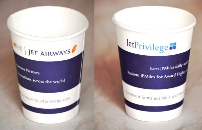 Cup branding in Airlines-In-flight Advertising-Gingercup