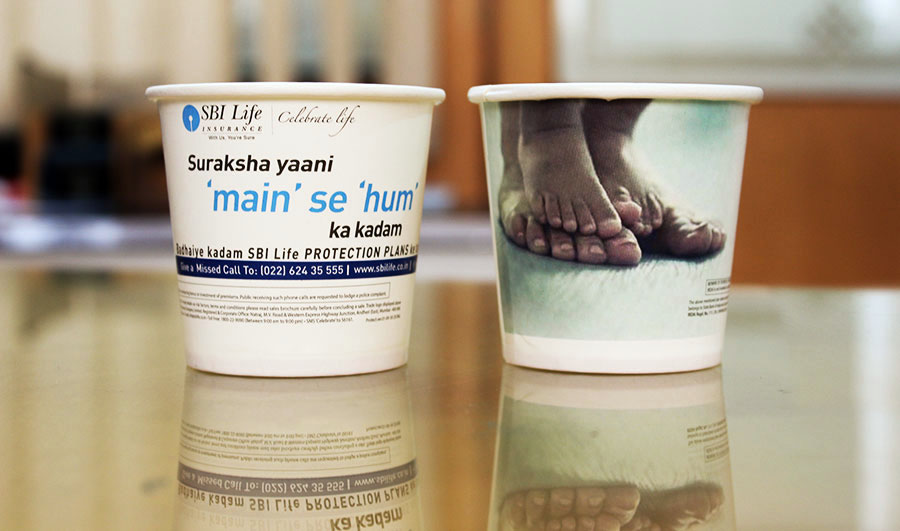 SBI advertising paper cup